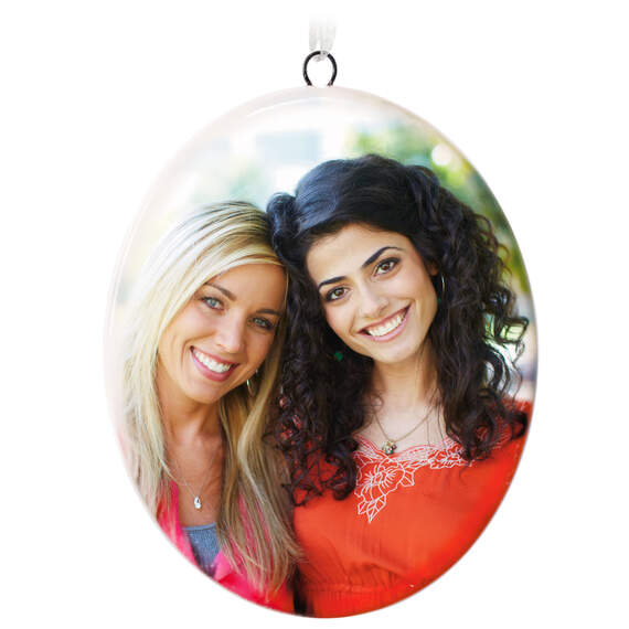 Ceramic Photo Ornament—Vertical Oval