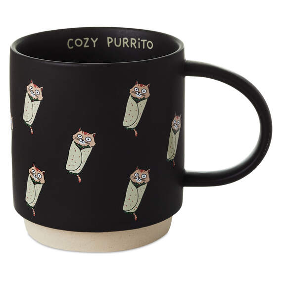 Cat Burrito Funny Mug, 16 oz.