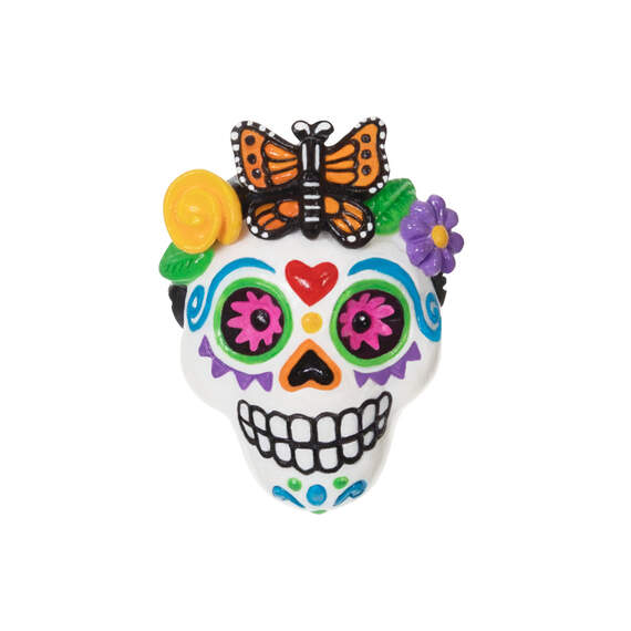 Mini Sweet Sugar Skull Ornament, 1.37"