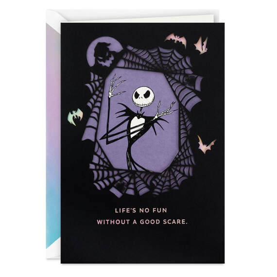 Disney Tim Burton's The Nightmare Before Christmas Good Scare Halloween Card