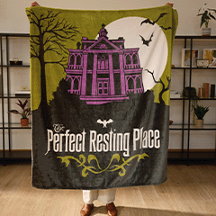 $24.99 Haunted Mansion Resting Place Blanket